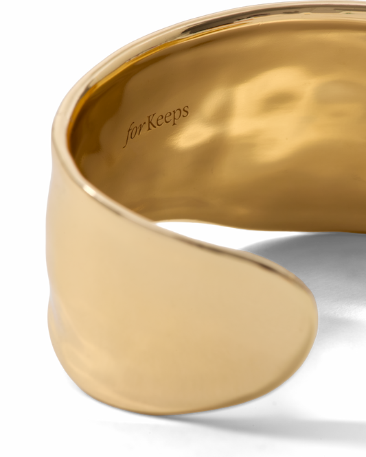 Dome Cuff Gold