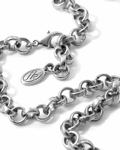 Soft Belcher Necklace Silver