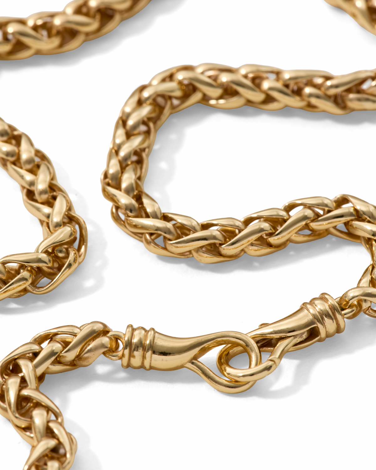Wheat Chain Necklace Gold