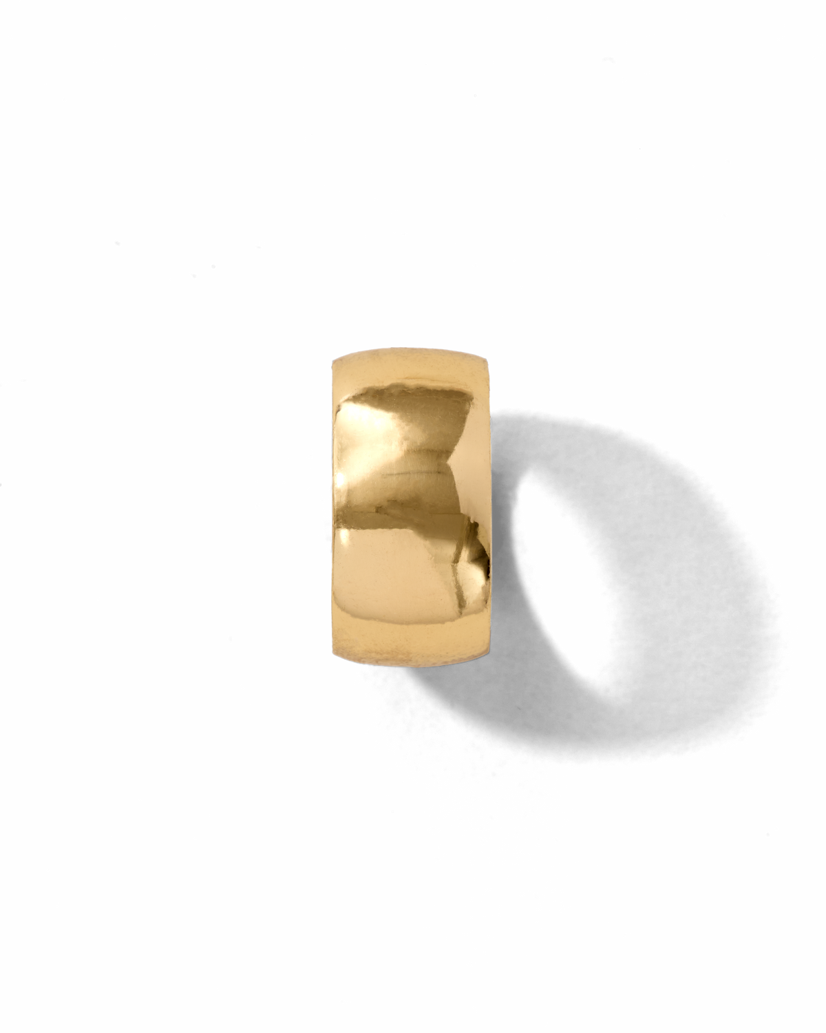Cigar Band Ring Gold
