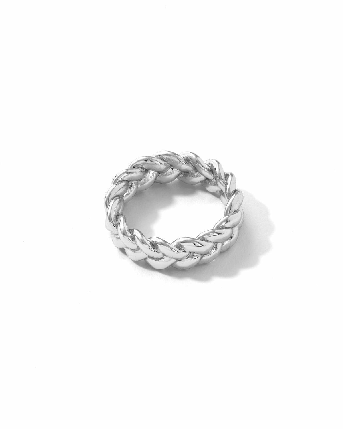 Rope Ring Silver