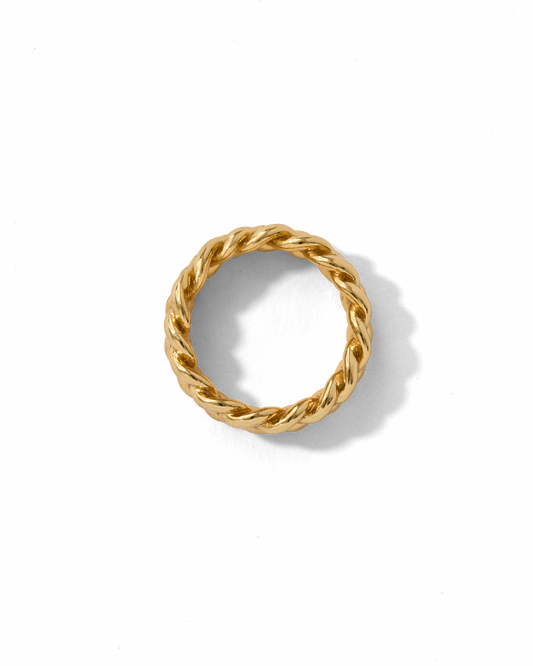 Rope Ring Gold
