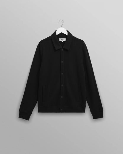 Hays Black Waffle Overshirt
