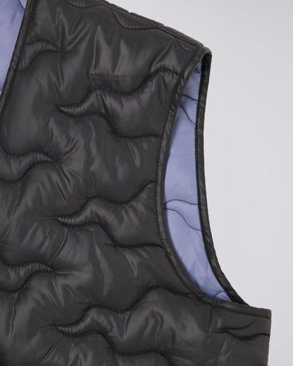 Edwin Camper Vest in Black