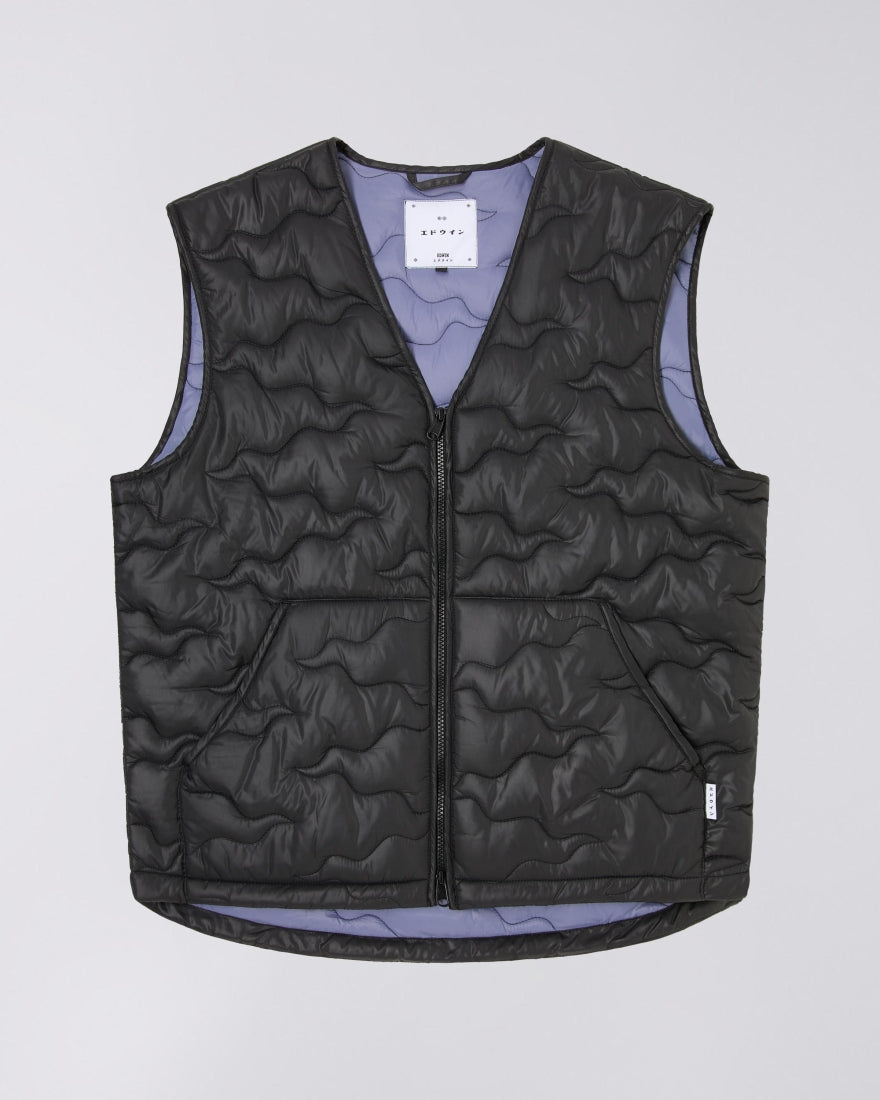 Edwin Camper Vest in Black