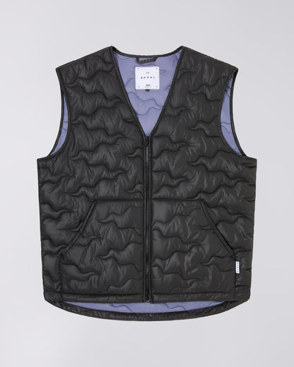 Edwin Camper Vest in Black