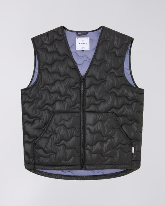Edwin Camper Vest in Black