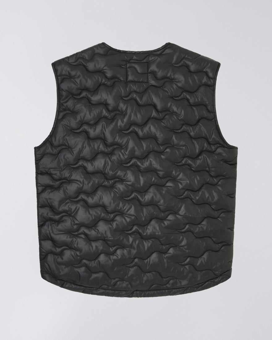 Edwin Camper Vest in Black