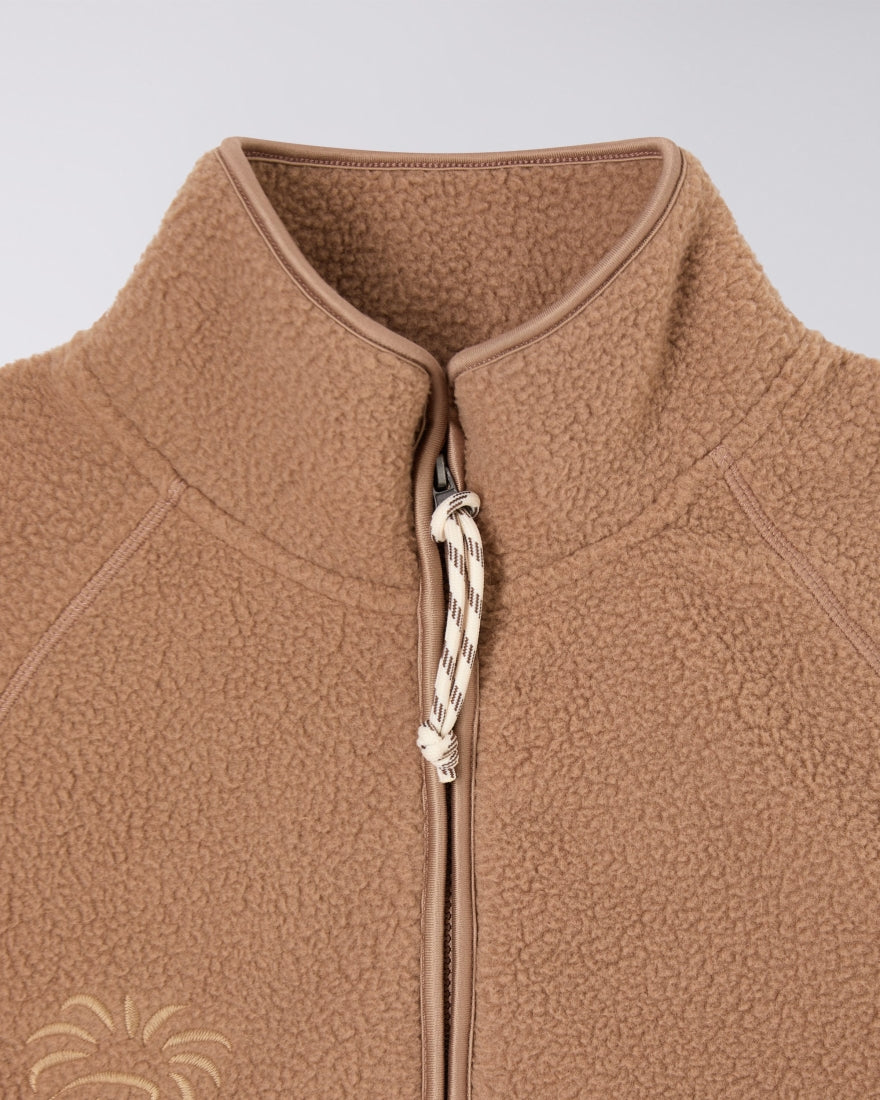 Edwin Balmy Jacket Fleece in Beige