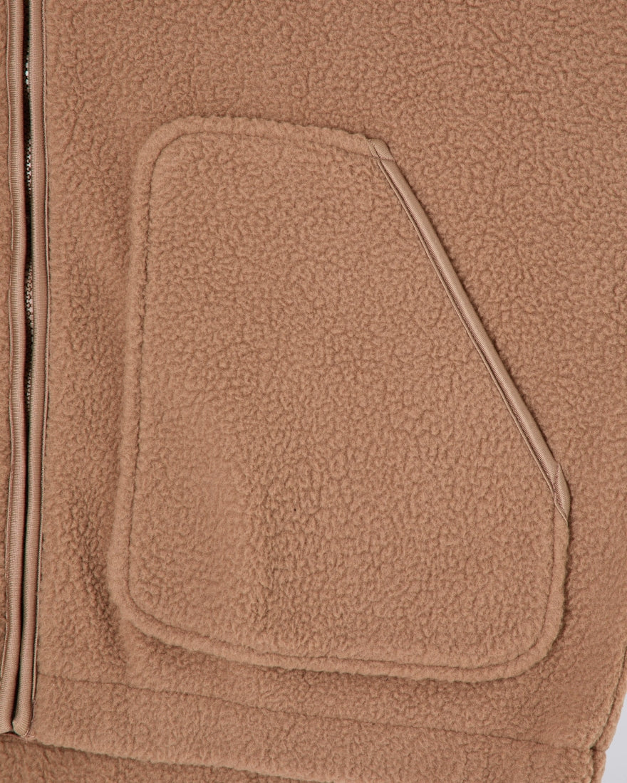 Edwin Balmy Jacket Fleece in Beige