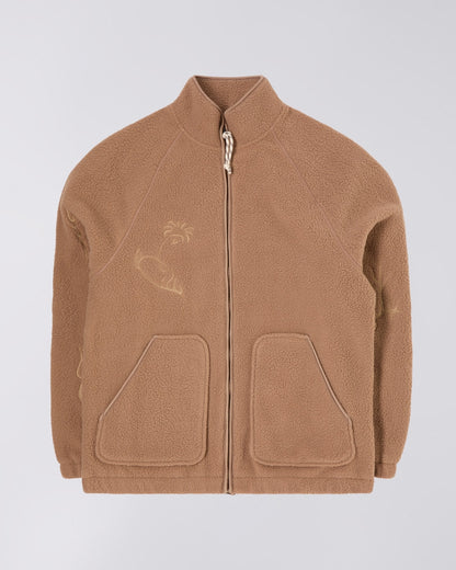 Edwin Balmy Jacket Fleece in Beige