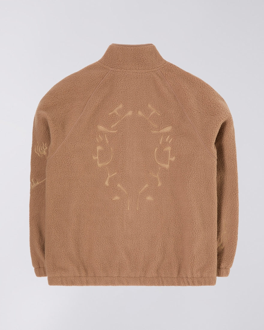 Edwin Balmy Jacket Fleece in Beige