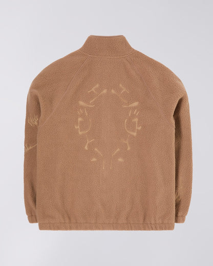 Edwin Balmy Jacket Fleece in Beige