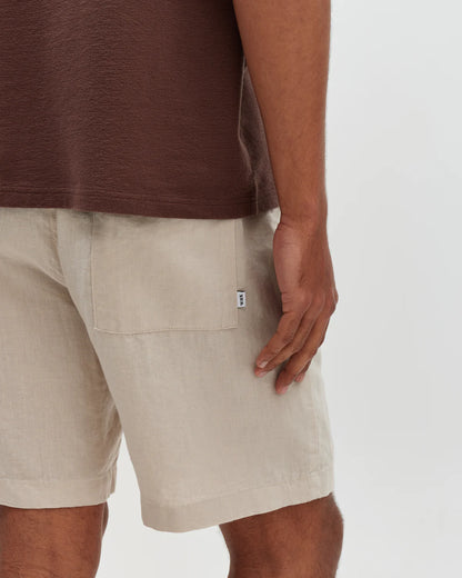 Kurt Short  Washed Linen Beige
