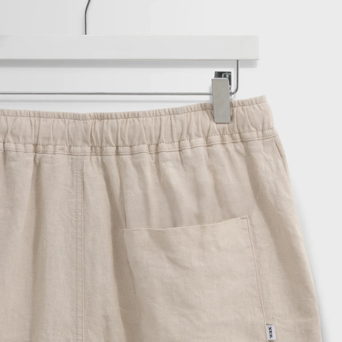 Kurt Short  Washed Linen Beige