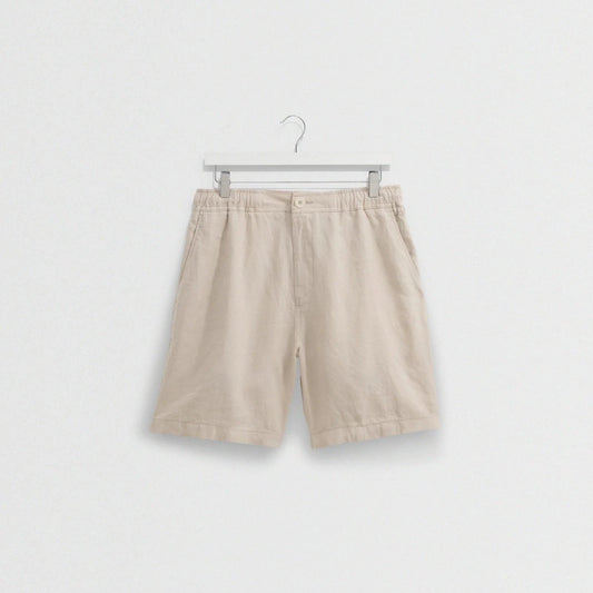 Kurt Short  Washed Linen Beige