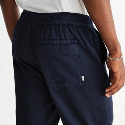 Kurt Trouser  - Leg 28' Two Tone Linen Navy