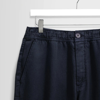 Kurt Trouser  - Leg 28' Two Tone Linen Navy