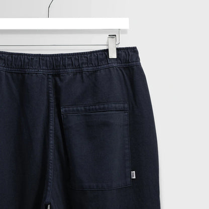 Kurt Trouser  - Leg 28' Two Tone Linen Navy