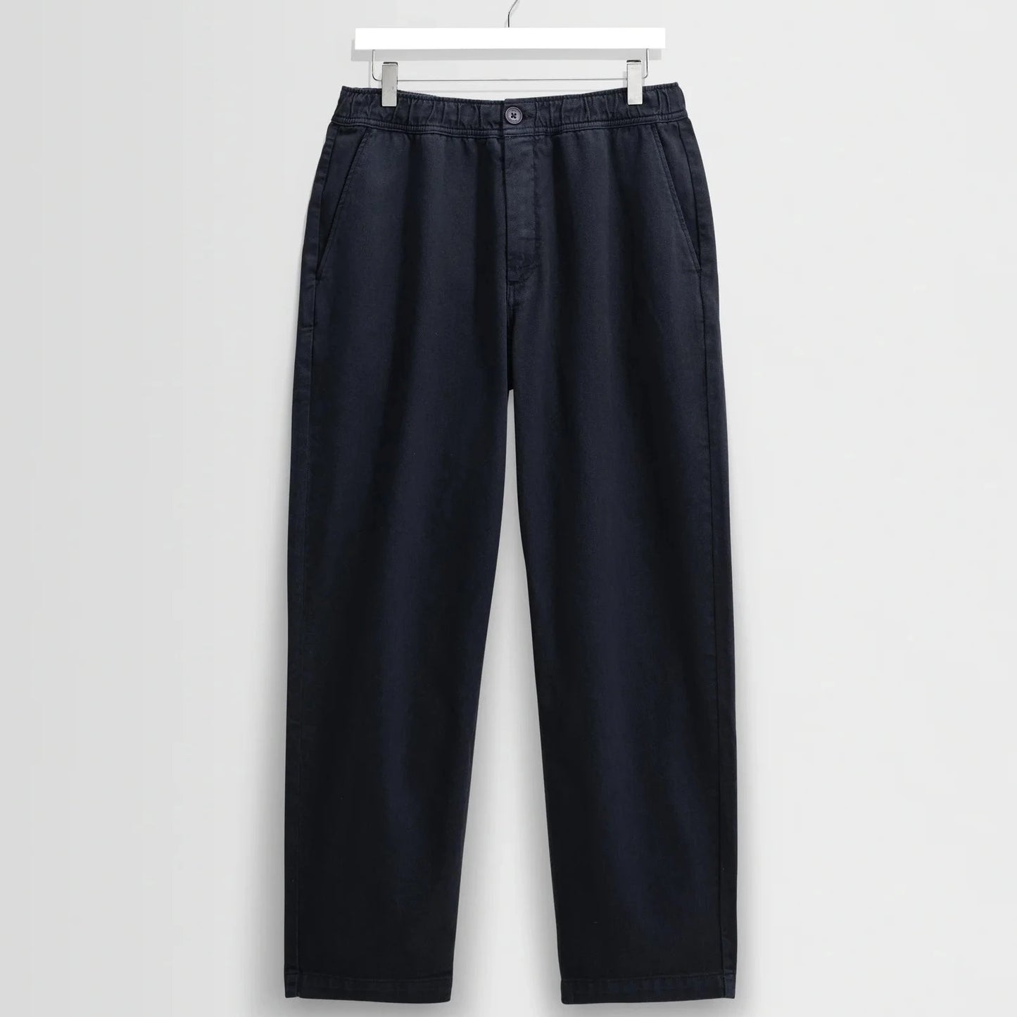 Kurt Trouser  - Leg 28' Two Tone Linen Navy