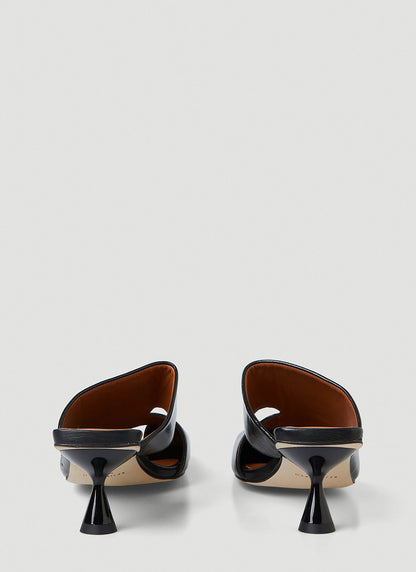 Ida Sandal Liquid Black