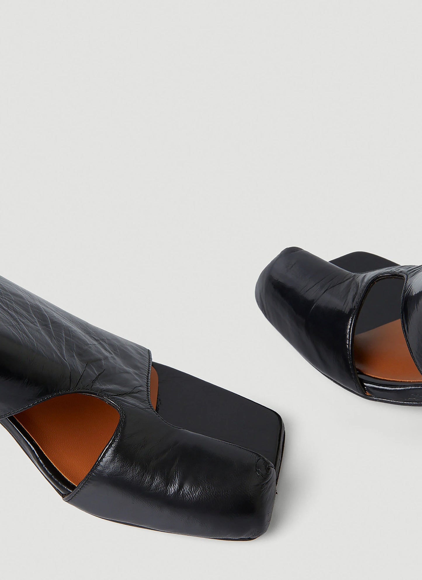 Ida Sandal Liquid Black