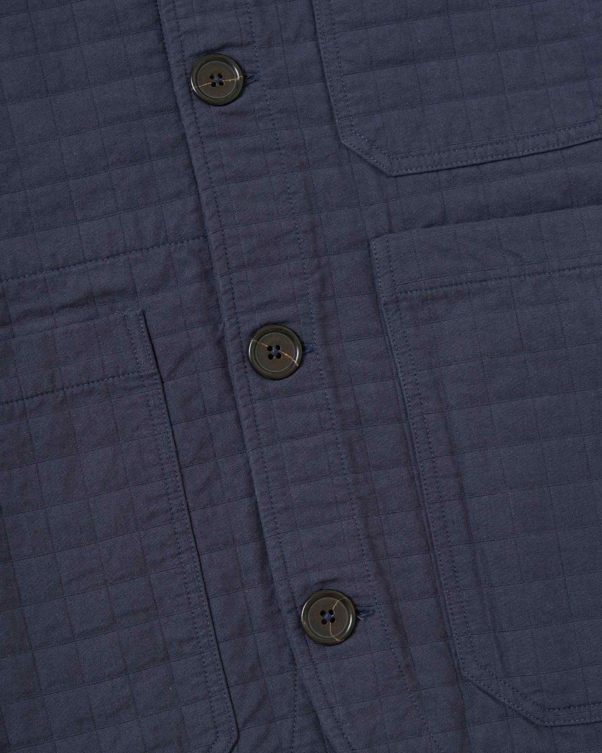 Universal Works Cabin Jacket Rahim Cotton Navy