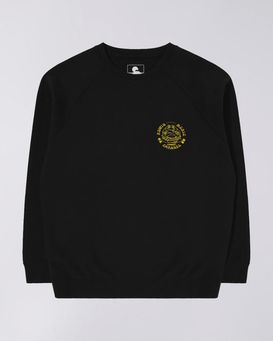 Edwin Music Channel Sweatshirt in Black