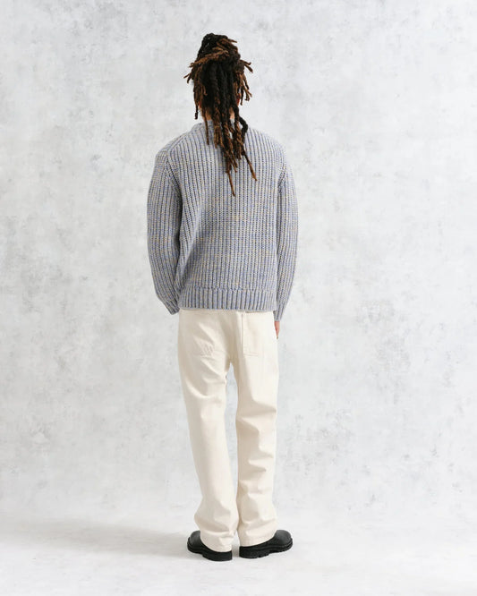 Wax London Wilde Blue Heavyweight Knit Jumper